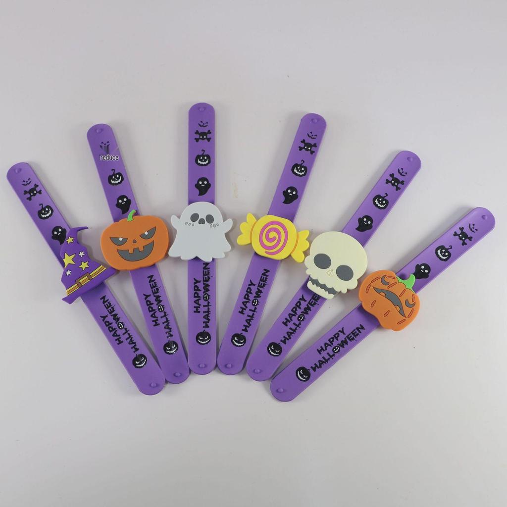 Cartoon Halloween Snap Bracelet for Kids - Creative and Fun Party Decoration