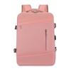 Expandable Oxford Cloth Business Backpack with Laptop and Shoe Compartments, Portable and Lightweight