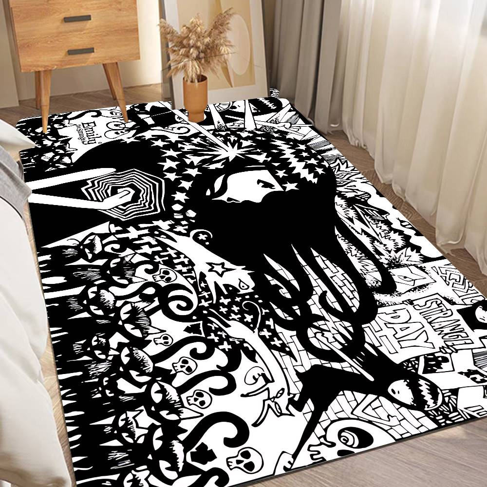 Comics Emily The Strange Floor Mat Rectangle Anti-slip Home Soft Badmat Front Door Indoor Outdoor Mat Hotel Decor Mat