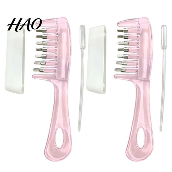Roller Ball Scalp Massager 1/2Pcs Oil Applicator Comb with Ball, Minoxidil for Nourishing Hair Growth, Massage Dust Cover Professional Tool
