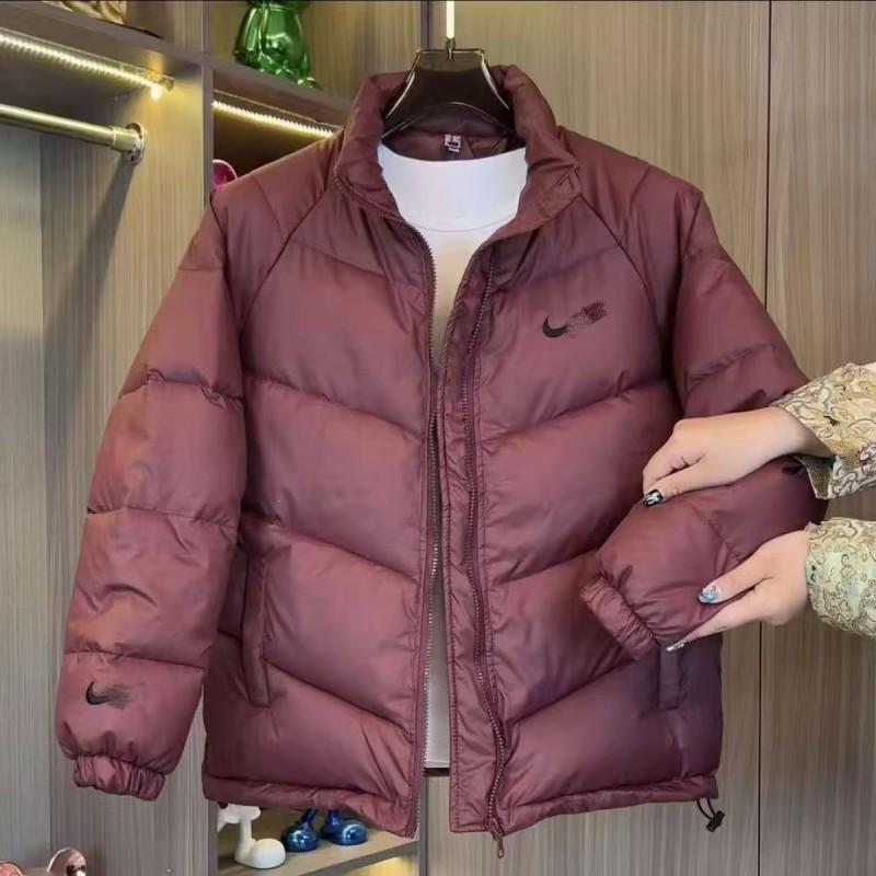 Mens Winter Thick Cotton Jacket Stand Collar Warm Casual Fashion Black Lightweight Luxury Coat
