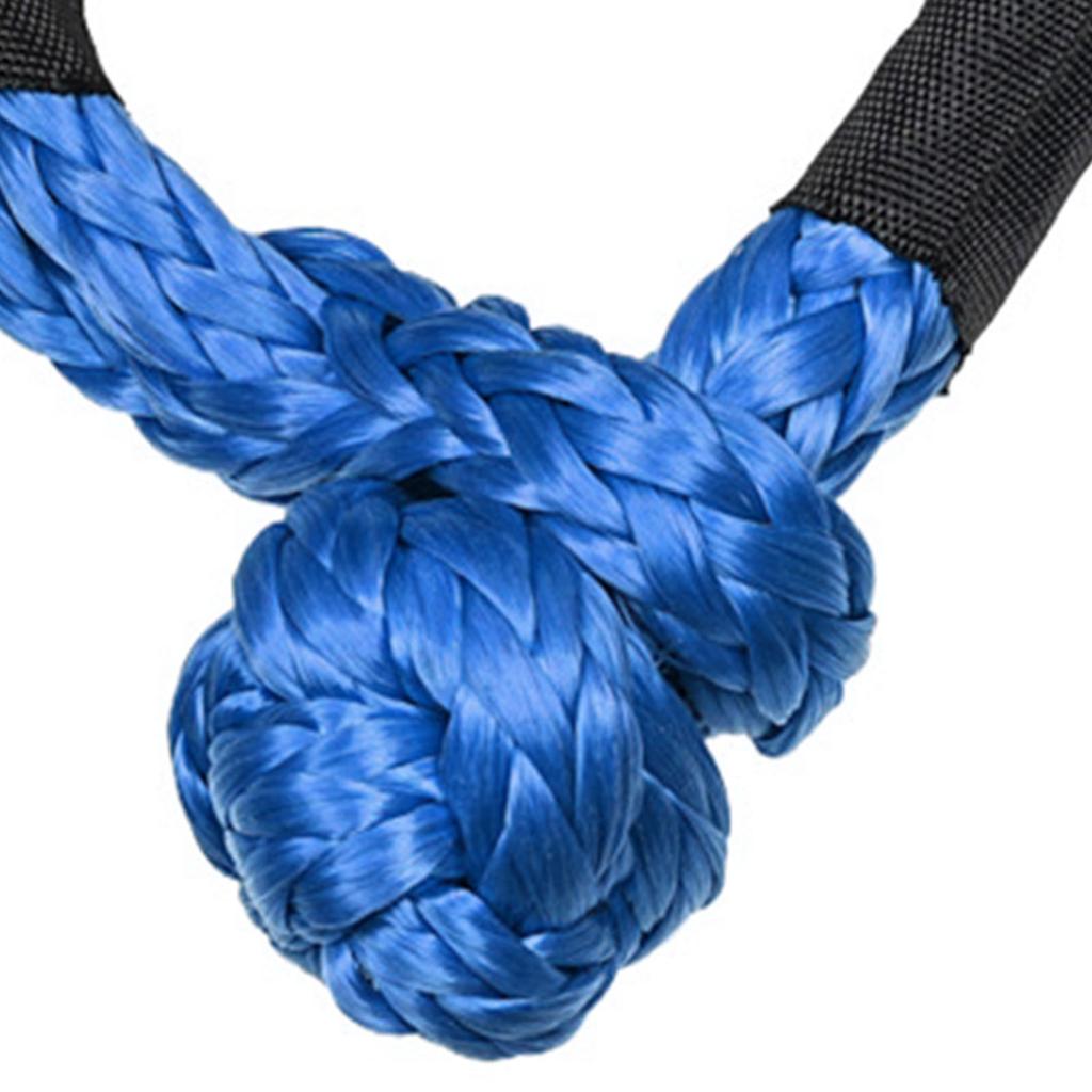 Weicher Schäkel 17 Tonnen Bruchlast Hochleistungs Polymer Polyethylen Straßenbergungsseil für