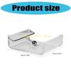 KX4B Contemporary Acrylic Paper Towel Dispenser Weighted Arm Paper Towel Tissue Holder Rack for Dining Table