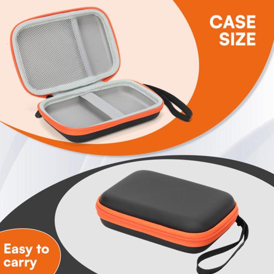 Hard Drive Carrying Case for LaCie Rugged Mini 1TB/2TB/4TB/5TB External Hard Drive Shockproof Portable HDD Storage Holder Travel Protective Bag