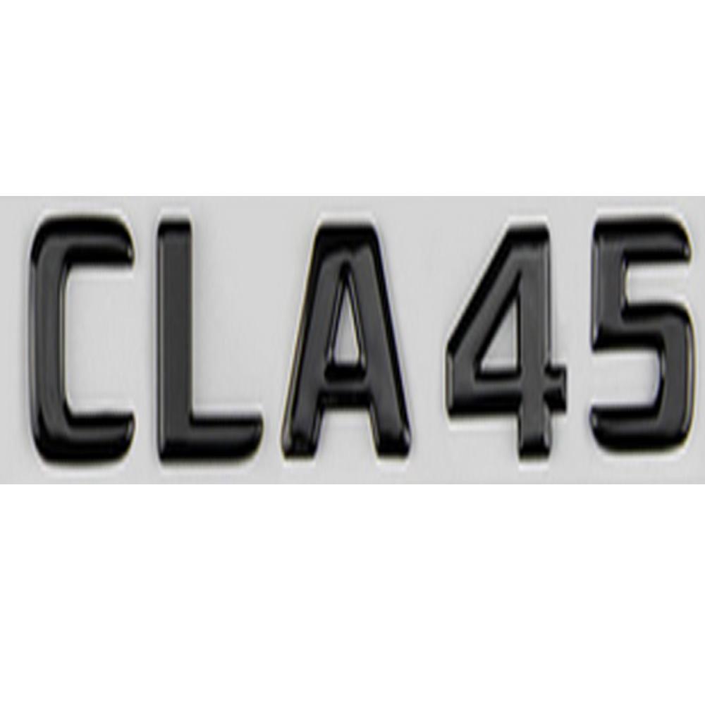 Car Gloss Black Trunk Logo Letter Badge Sticker For Mercedes Benz AMG C117 W117 C118 CLA35 CLA45 CLA260 4Matic Logo Accessories