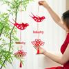 Butterfly Wedding Room Decoration Set with Lantern String and Festive Pendant