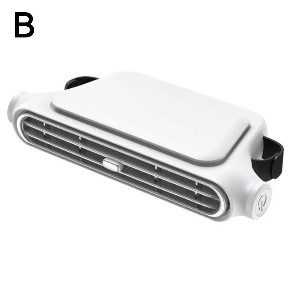 Portable Car Seat Fan 3 Speeds Adjustable Car Headrest Cooling Fan 3000mAh Car Rear Backrest Fan Car Interior Accessories