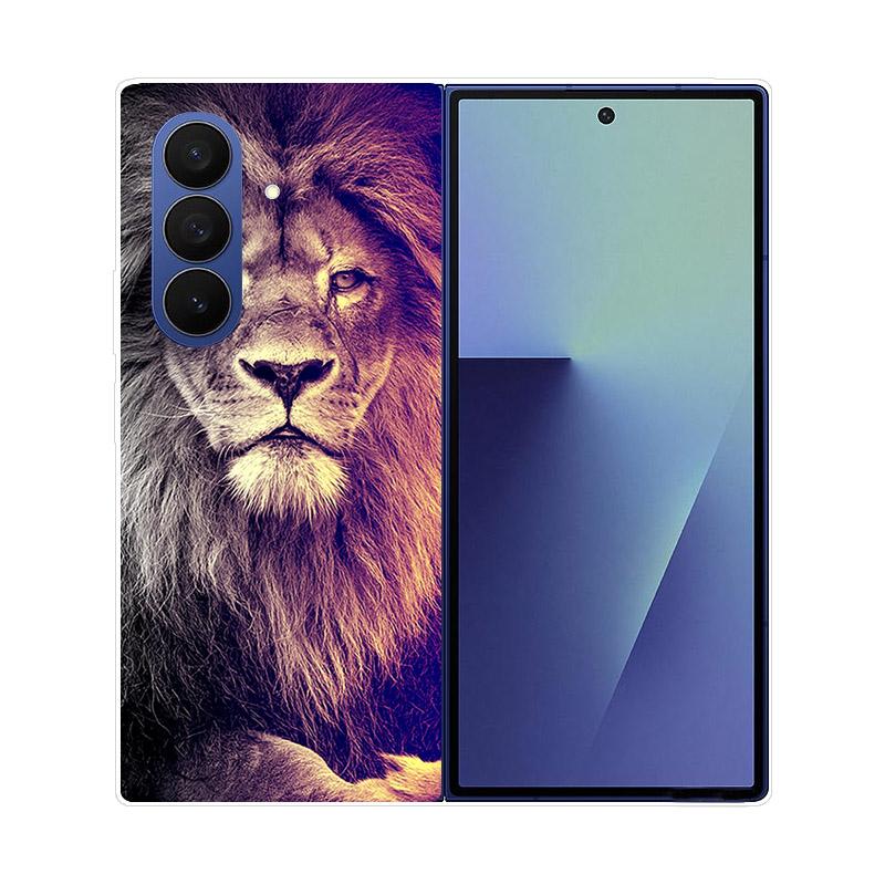 For Samsung Galaxy Z Fold 7 5G Phone Case Cover Transparent Back Protective Shell Coque For Samsung Z Fold7 Clear Hard PC Fundas