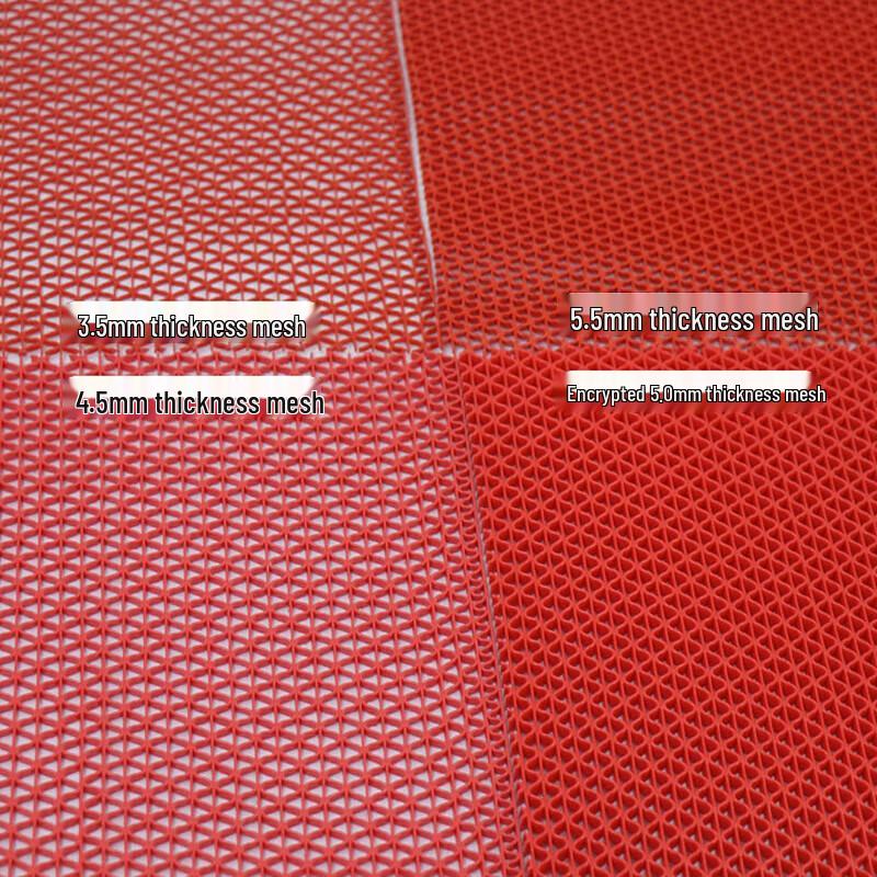 HUIHUADU S-Typ PVC Dutá Voděodolná Protiskluzová Podlahová Rohož