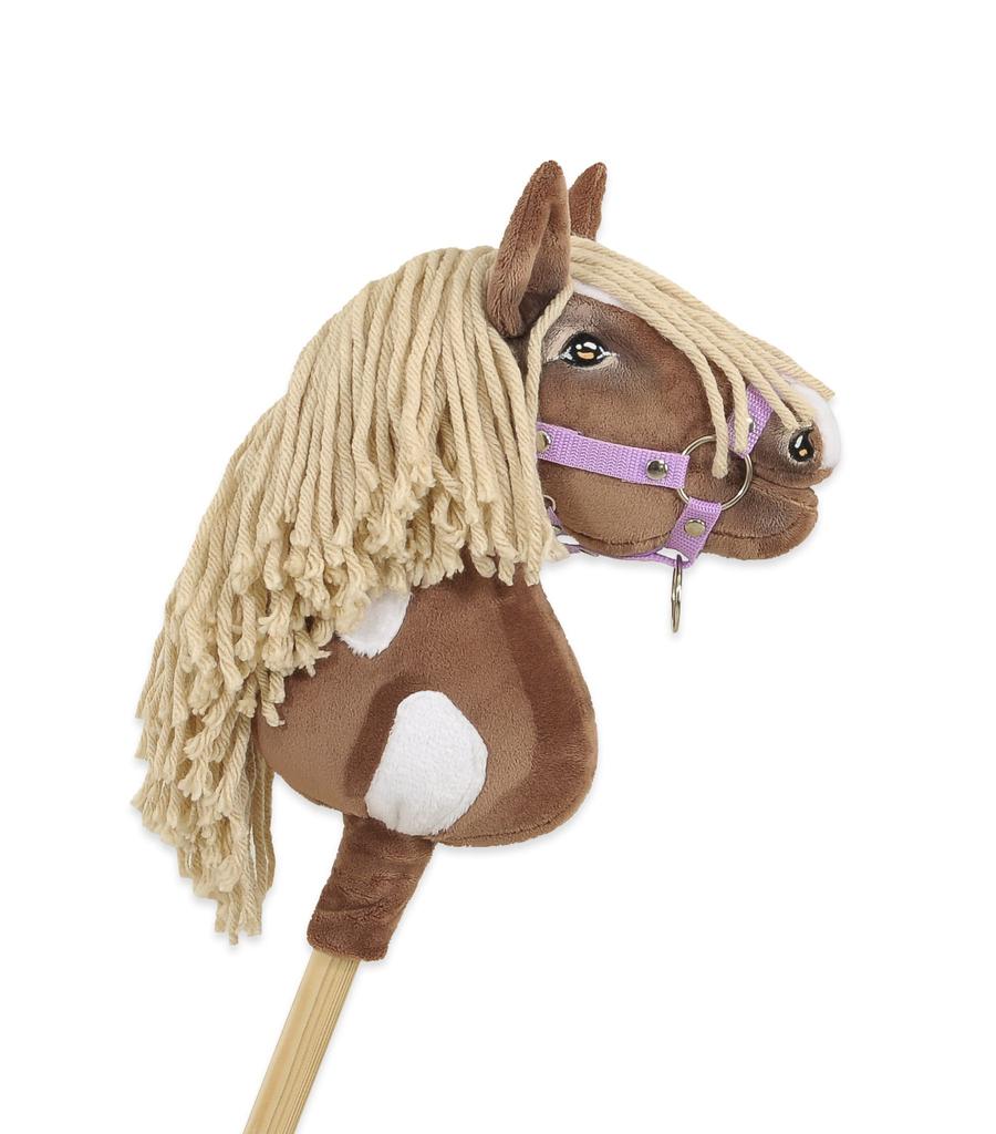 Hobby Horse Premium Small Stick Horse - Western III Bay with Light Mane A4