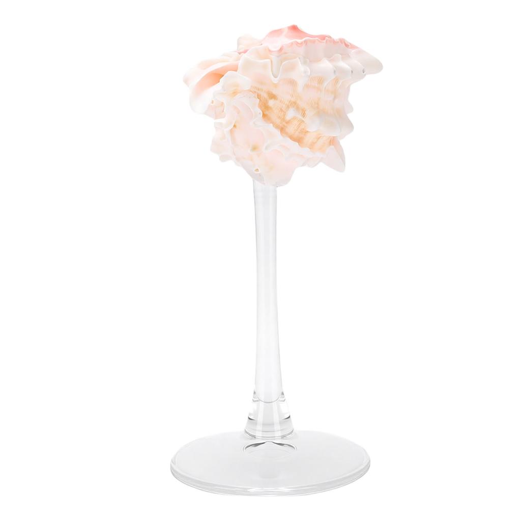 Wine Glass Unique Polished Stem Wine Glass for Cold Beverages Desk Ornament