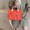 Leather women's bag  monochromatic  zipper  women's shoulder bag  beach bag  waterproof bags  new fashion