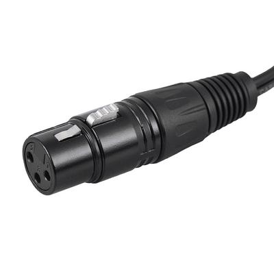1,5 m/ 5 ft Stereo Audio Splitter Patch cablu Y cablu 1 XLR mamă la 2 mufă RCA masculin