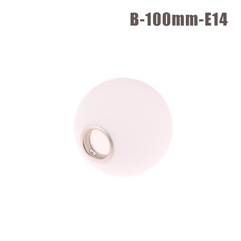 

Белый стеклянный абажур для лампы E14/E27, аксессуар для открывания стеклянного светильника, сменный шар или абажур 100mm