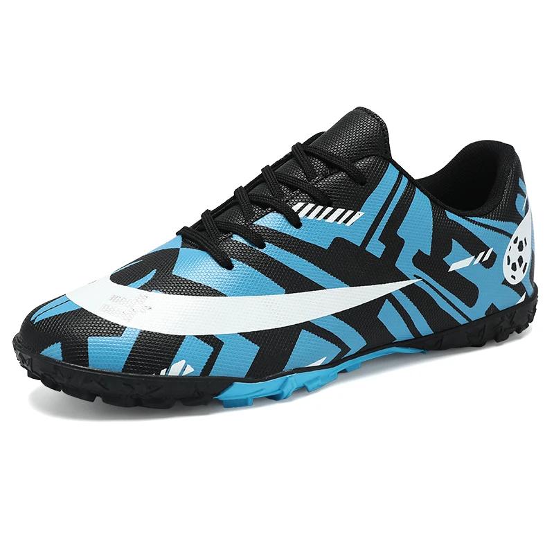 

New Men Football Boots Kids Indoor Grass Sport Training Ankle High-quality Soccer Shoes TF/FG Outdoor Kids Match Hot-selling 32