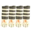 4Pcs Table And Chair Foot Pad Foot Cover Knitted Socks Cat Claw Mute Wear-resistant Non-slip suitable Floor Protection Mat