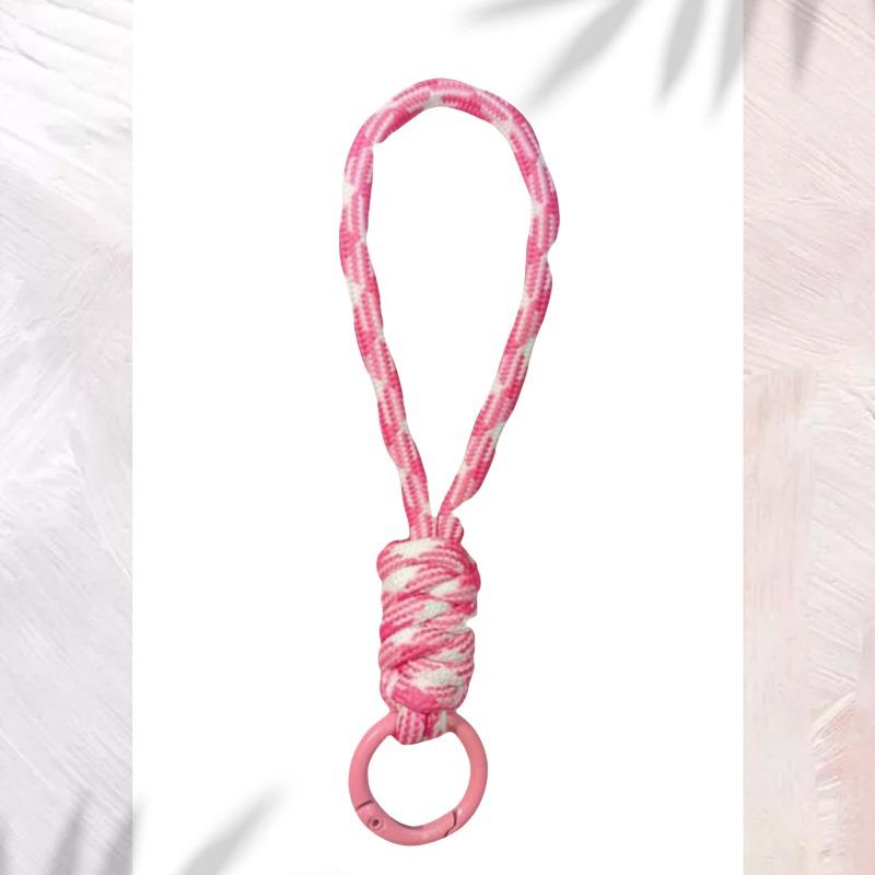 Kombinacja kolorów węzeł smycz do telefonu kreatywna krótka pleciona smycz etui na telefon komórkowy breloczek może być odpinana lina zapobiegająca utracie