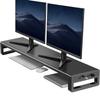 VAYDEER Dual Monitor Desk Stand with USB Monitor Display Computer Desk Stand for 100cm Wide Stand, 3.0 Port, Stand, Stand, Stand, PC, Metal,