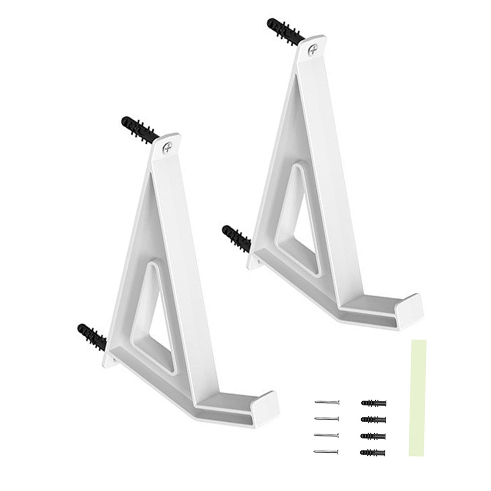 

Универсальный настенный держатель для клавиатуры, планшетов, дисплей, стойка для хранения, наклеивание или установка на винтах, прочное крепление белый