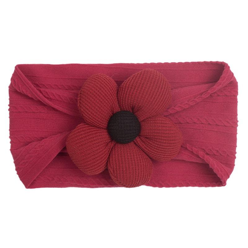 Autumn new baby jacquard elastic hair accessories, children's soft and comfortable headgear headband, baby headband