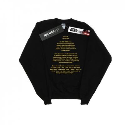 Mens The Last Jedi Opening Crawl Sweatshirt