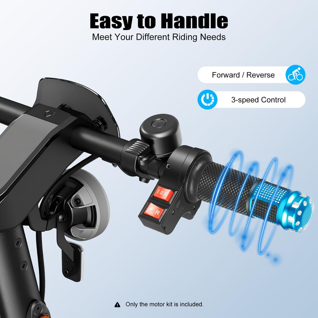 3000W Brushless Motor Kit 72V, All-Copper Electric Motor with Controller for E-Bike, Scooter, Go-Kart DIY Engine System