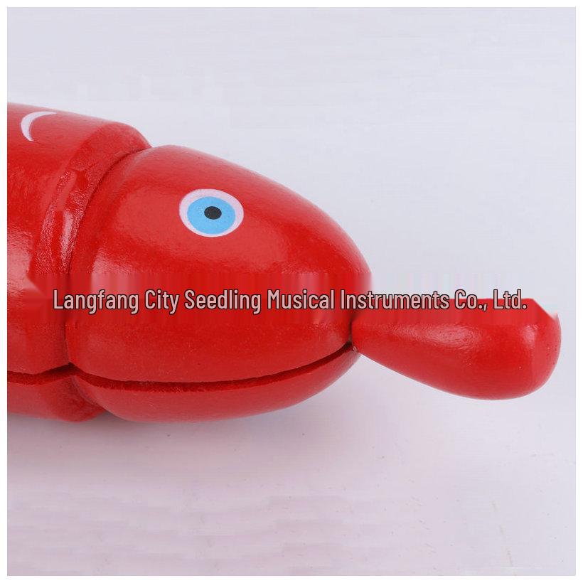 Wooden Fish Percussion Instruments for Kids: Fish-Shaped Clappers and Musical Teaching Aids