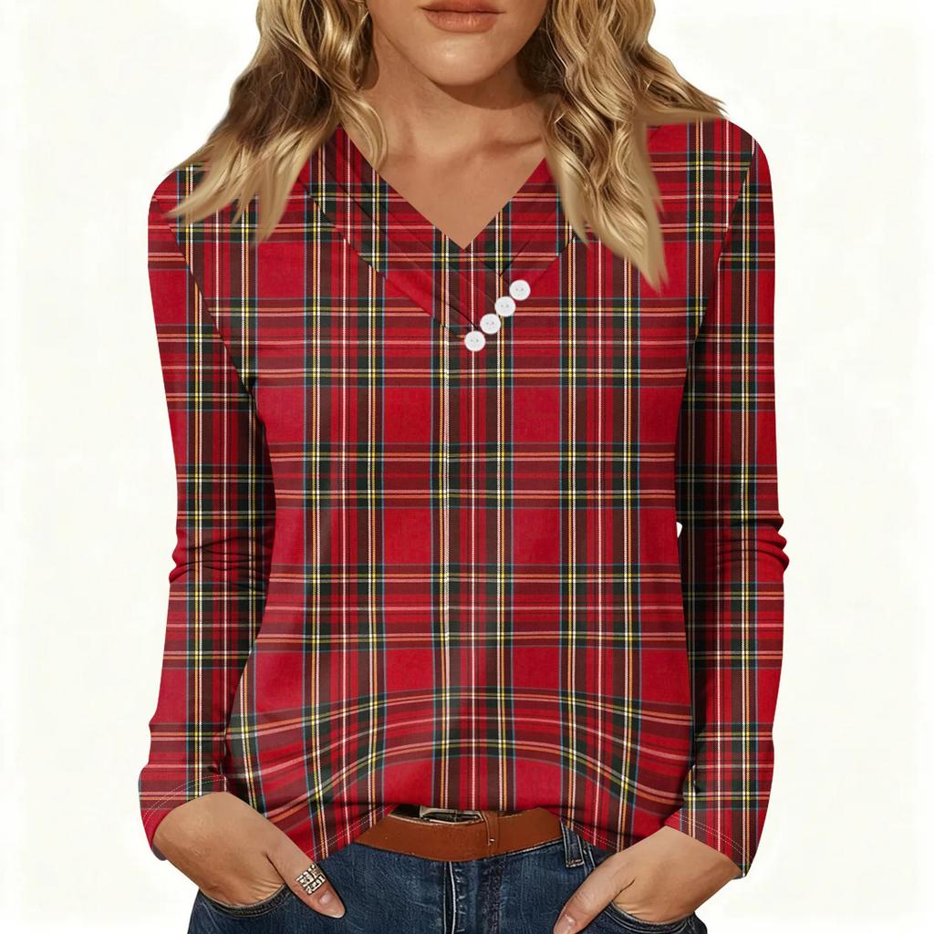 Womens Sweaters V-neck Long Sleeve Shirts Fall Outfits  Fashion Winter Clothing Side Slit