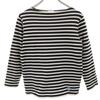 Made In France Border Pattern Long Sleeve Boat Neck Basque Shirt Women Used