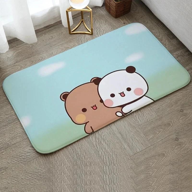 Bubu and Dudu Home Entrance Doormat Balcony Bathroom Floor Mats Welcome Mat Small Size Non-slip Rug Bedroom Carpet Homes Decor