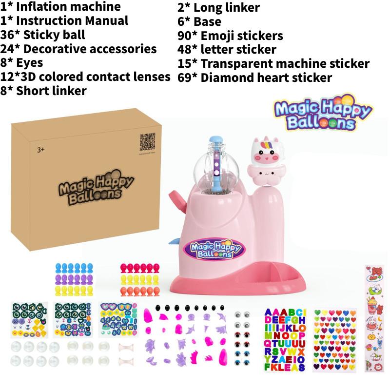 Crossborder Bobo Sticky Play Toy Diy Bouncing Ball With Bubble Maker For Kids