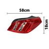 Car Accessories Tail Light Rear Bumper Turn Signal Fog Lamp For Peugeot 508 2011 2012 2013 2014 Taillight Assembly Auto Parts