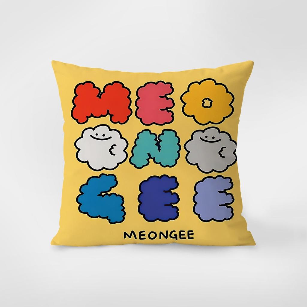 Cartoon Modern Simple Pillowcase Dormitory Decoration Office Living Room Home Pillowcase