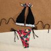 Swimsuit Women's Backless Lace Than Sexy Kini Split Triangle Bikini Babes