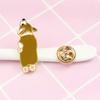 Cute Corgi Dog Enamel Brooch Pin Unisex Denim Jacket Collar Sweater Scarf Badge