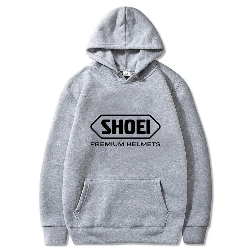 Helmet Printed Long Sleeved Hoodie Motorcycle Culture Autumn and Winter Hoodie Men High-quality Clothing Casual Long Sleeved Top