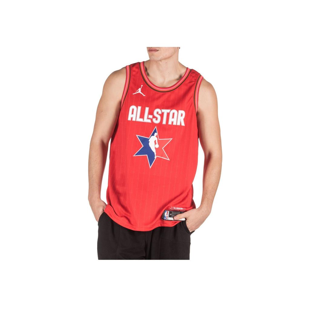 Jordan NBA 2020 All-Star Stephen Curry No. 30 Sleeveless Jersey Men Sports Jerseys Red CJ1063-658