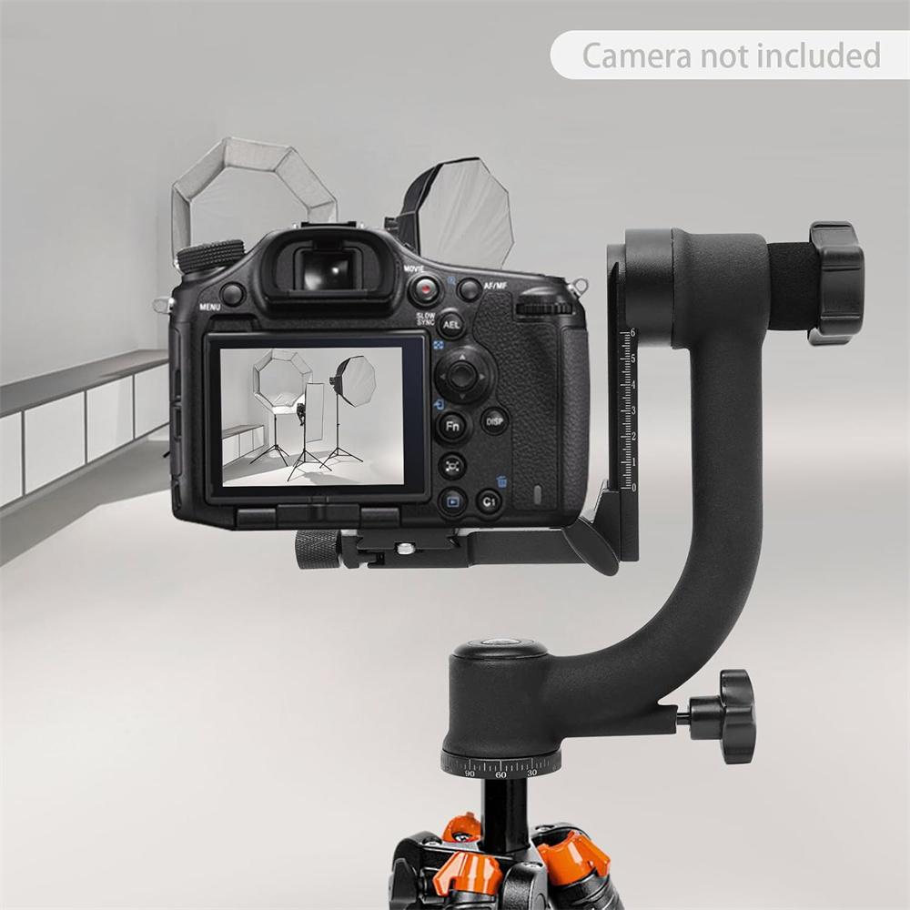360° Rotatable Panoramic Gimbal Tripod Head 44lbs Load