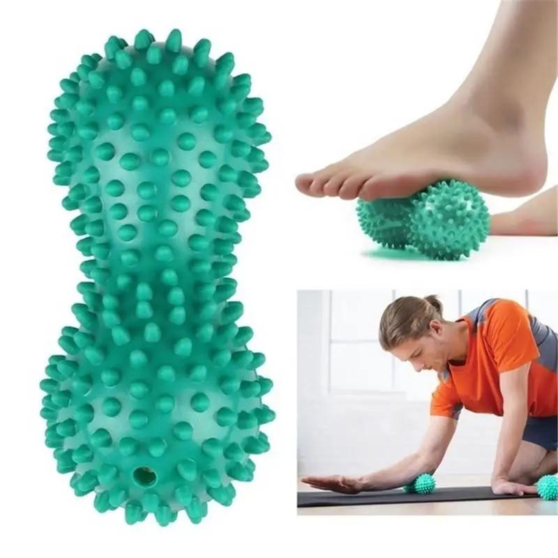 Masážní míč ve tvaru arašídů, relaxační svaly, jóga, cvičení, fitness míč pro úlevu od vyčerpání těla, rukou a nohou z PVC míče