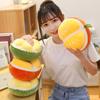 Super Soft Plush Fruit Doll Durian Orange Toy With Pp Cotton Stuffing