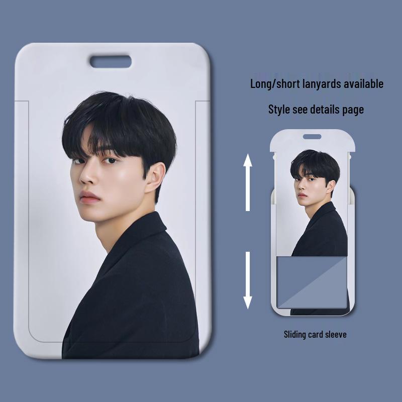Plastic Sliding Cover ID & Access Card Holder for Students & Professionals