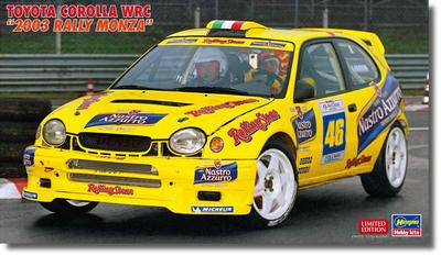 Hasegawa Toyota Corolla WRC 2003 Rally Monza Plastic Model 20686 1/24