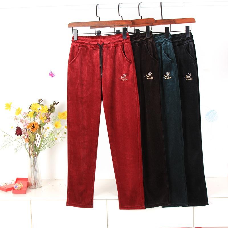 Medium and old pants women's loose Harlan pants women's radish pants thin mother pants women's new straight casual pants