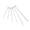 10000Pcs/Bags Size 0.5mm 0.6mm 0.7mm Stainless Steel Silver Eye Pins Needles for DIY Jewelry Making Necklace Bracelet Findings