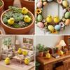 Realistic Easter Chick Figurine Animal Mini Chicken Toy Cute Plush Chicks  Flower Pot
