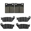 Kit de Pastilhas de Freio Dianteiras e Traseiras AHL para Motocicleta Suzuki GSX 400 GSX400 Tipo Impulse S RF400 RF 400 RF600 R/S/T/ZR/ZS/ZT (GK79A) 1994-1996 / N/V