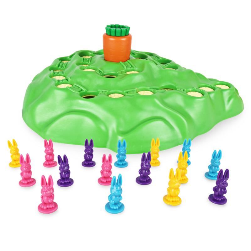 Children's Puzzle Game Rabbit Cross Country Competition Parenting Intelligence Board Game Family