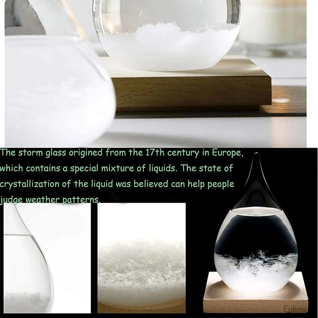 Weather Bottle, Meteorological Bottle, Water Droplet Bottle Ornament 200ml