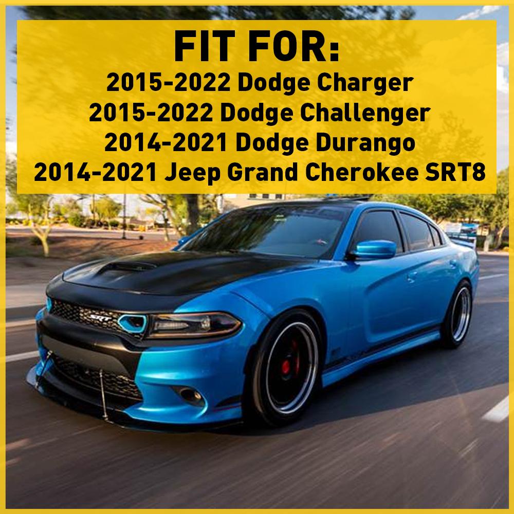 Car Steering Wheel Frame Trim Cover for Dodge Charger Challenger Durango 2015 2016 2017 2018 2019 2021 2022 Jeep Grand Cherokee