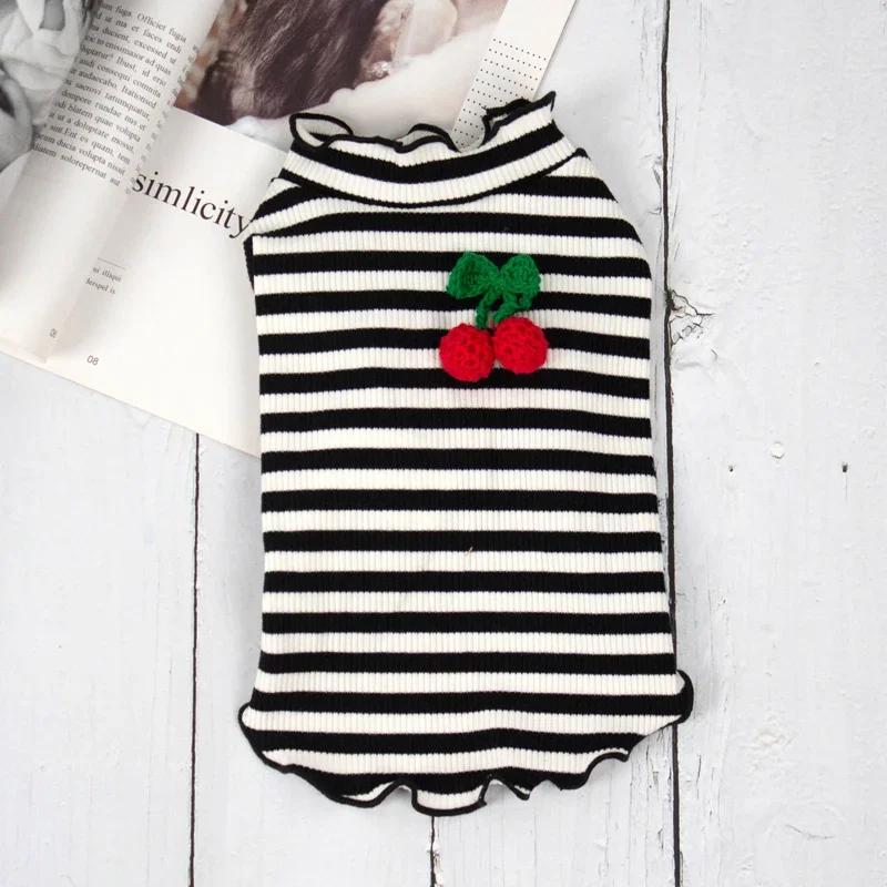 

Cat Dog Vest Cotton Pajamas Doggie Puppy Small Dog Clothes Shirt Chihuahua Yorkshire Clothing Poodle Pomeranian Costume Dropship XXS чорний